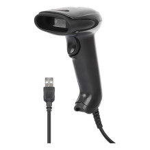 MANHATTAN 2D LED barcode scanner 320mm 1.4m USB cable Black MANHATTAN 2D LED barcode scanner 320mm 1.4m USB cable Black