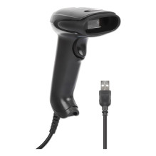 MANHATTAN 2D LED brūkšninių kodų skaitytuvas 320mm 1,4m USB laidas Black MANHATTAN 2D LED brūkšninių kodų skaitytuvas 320mm 1,4m USB laidas Black