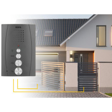 INTERCOM "EURA" ADP-51A3 "DIFESA" - 1-family, 2 handsets, intercom, graphite