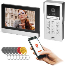 Orno GAYD, setzaw wideodomofonowy jednorodzinny, 2-żyłowy, 8", Wi-Fi, ekranas dotykowy, 2MP Full HD, RFID, syfrator Orno GAYD, setzaw wideodomofonowy jednorodzinny, 2-żyłowy, 8", Wi-Fi, ekranas dotykowy, 2MP Full HD, RFID, syfrator