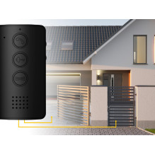 Domofonas EURA ADP-09A3 Black, laisvų rankų įranga Domofonas EURA ADP-09A3 Black, laisvų rankų įranga
