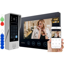 Eura Wideodomofon EURA VDP-90A3 DELTA+ Black 7'', full hd, WiFi,2 wejście, szyfrator, czytnik zbliżeniowy, ahd, tuya Eura Wideodomofon EURA VDP-90A3 DELTA+ Black 7'', full hd, WiFi,2 wejście, szyfrator, czytnik zbliżeniowy, ahd, tuya