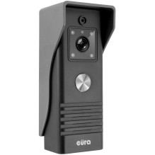 Eura Video Intercom EURA VDP-45A3 ALPHA White Color 7'' Monitor with 1 Entrance Support