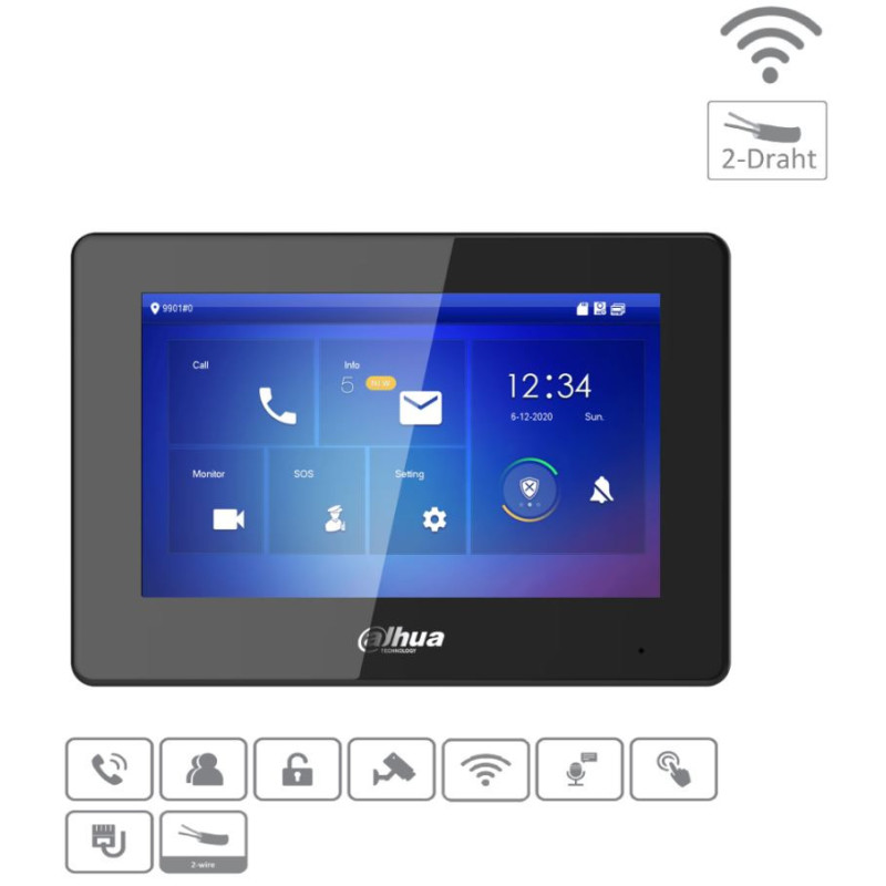 Dahua Technology Video Intercom Monitor VTH5422HB-W