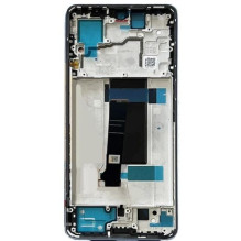 Ekranas Xiaomi Redmi Note 13 Pro 5G / Poco X6 5G su lietimui jautriu stikliuku ir rėmeliu Black OLED