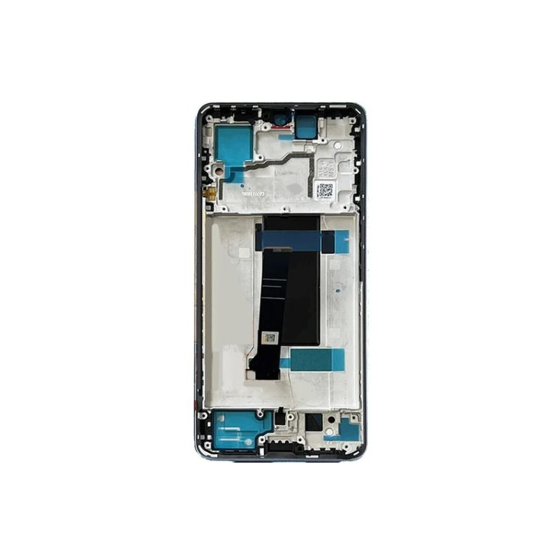 Ekranas Xiaomi Redmi Note 13 Pro 5G / Poco X6 5G su lietimui jautriu stikliuku ir rėmeliu Black OLED