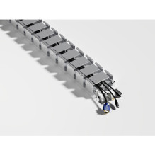 Equip Deluxe-Spiralkabelschlauch mit Untertischmontage Grey Lite Retail
