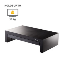 Fellowes Monitoriaus stovas iki 21 colio Max.18KG reguliuojamas juodas Fellowes Monitoriaus stovas iki 21 colio Max.18KG reguliuojamas juodas