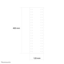 Neomounts Mouse / Keyboard / LCD mounting plate silver
