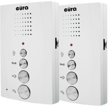 INTERCOM "EURA" ADP-51A3 "DIFESA" - 1 šeimos namo domofonas, 2 rageliai, domofonas, white INTERCOM "EURA" ADP-51A3 "DIFESA" - 1 šeimos namo domofonas, 2 rageliai, domofonas, white