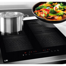 Indukcinė Kaitlentė - LIN LI-B47222 7200W 4 Zonos, Juoda Indukcinė Kaitlentė - LIN LI-B47222 7200W 4 Zonos, Juoda