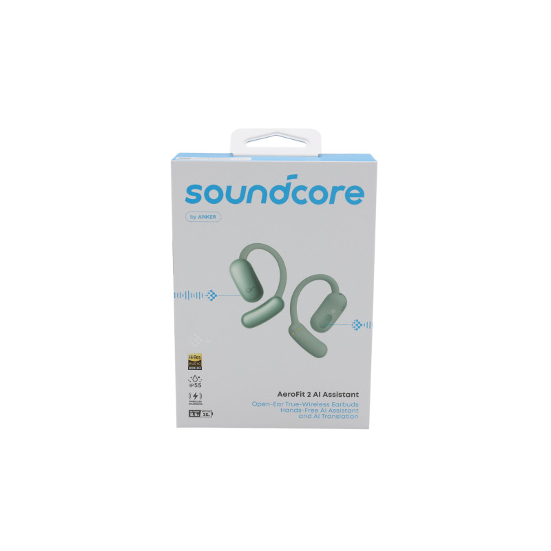 Ausinės Anker Soundcore AeroFit 2 AI green