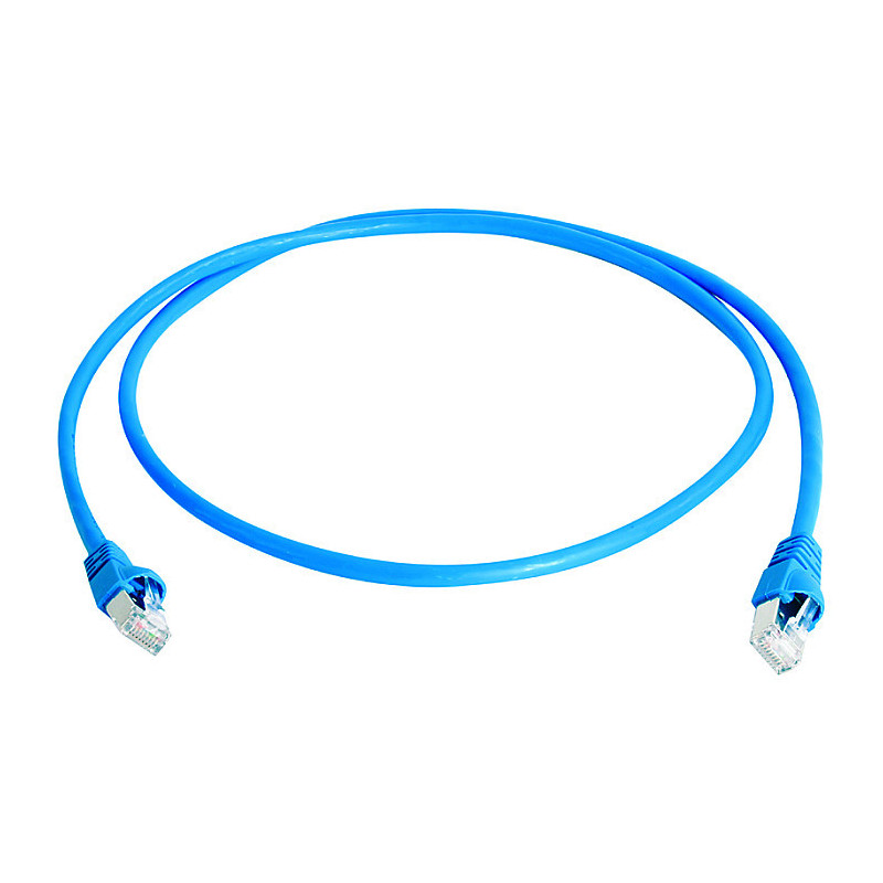 Telegärtner Patchkabel S / FTP Cat.6A blau 15,0m