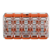 WAGO 221-420 Terminal block with levers max.4qmm 10-Leiter transparent WAGO 221-420 Terminal block with levers max.4qmm 10-Leiter transparent