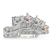 WAGO 2203-7546 Installationsetagen-klemme,N / L / PE,Erdgeschoss grn-gelb,grau WAGO 2203-7546 Installationsetagen-klemme,N / L / PE,Erdgeschoss grn-gelb,grau