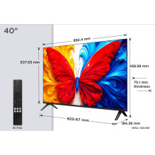 TCL S5L 40S5L TV 101.6 cm (40") Full HD Smart TV Wi-Fi Black 300 cd / m²