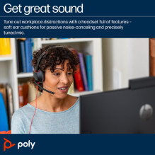 Poly Blackwire C5220 USB-C / A und 3,5mm Stereo Poly Blackwire C5220 USB-C / A und 3,5mm Stereo