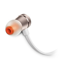 Laidinės ausinės Jack 3,5mm su mikrofonu JBL T290 gold Laidinės ausinės Jack 3,5mm su mikrofonu JBL T290 gold