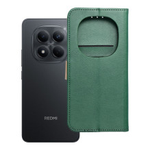 Atverčiamas dėklas Xiaomi Redmi NOTE 15 PRO Plus 5G, žalias ir auksinis