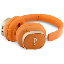 Wireless headphones Guess ENC Rectangle Metal Script orange Wireless headphones Guess ENC Rectangle Metal Script orange