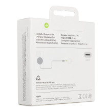 Apple originalus belaidis įkroviklis 25W Qi 2 compatible su MagSafe MX6Y3ZM / A A3250 baltas