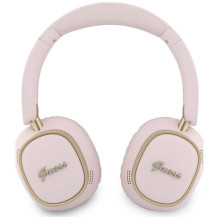 Wireless headphones Guess ENC Rectangle Metal Script pink Wireless headphones Guess ENC Rectangle Metal Script pink