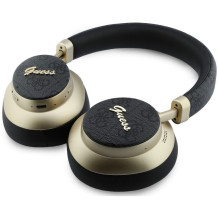 Belaidės ausinės Guess ENC 4G Gold Script Metal juodos Belaidės ausinės Guess ENC 4G Gold Script Metal juodos