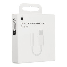 Apple original adapter USB C to 3,5mm MW2Q3ZM / A A2155 blister white Apple original adapter USB C to 3,5mm MW2Q3ZM / A A2155 blister white