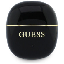 Belaidės ausinės TWS Guess Blizgus Gold Linija Classic juoda Belaidės ausinės TWS Guess Blizgus Gold Linija Classic juoda