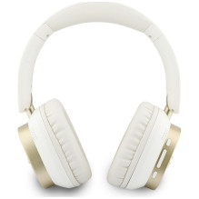 Wireless headphones Guess ENC Rectangle Metal Script white Wireless headphones Guess ENC Rectangle Metal Script white