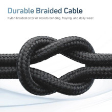 X-ONE FlowLink Running LED data cable - type C to C - 5A max 100W 1,2m black