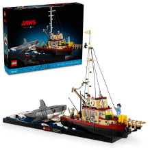 Konstruktorius - LEGO IDEAS 21350 Jaws 1497 Pcs, 3 Minifigures, 350 mm aukščio Konstruktorius - LEGO IDEAS 21350 Jaws 1497 Pcs, 3 Minifigures, 350 mm aukščio