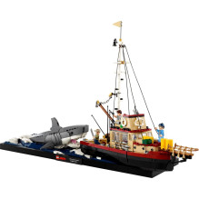 Konstruktorius - LEGO IDEAS 21350 Jaws 1497 Pcs, 3 Minifigures, 350 mm aukščio Konstruktorius - LEGO IDEAS 21350 Jaws 1497 Pcs, 3 Minifigures, 350 mm aukščio