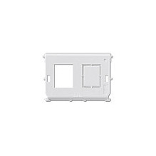Jung 54-2 WE Montageeinsatz 2x Modular-Jack