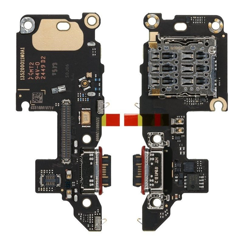 Flex Xiaomi Poco F7 Pro 5G with charging connector and microphone, SIM card contact original (service pack)