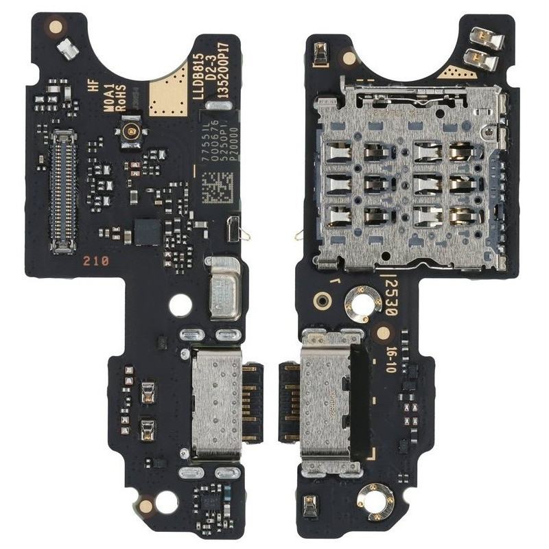 Flex Xiaomi Redmi Note 15 55G / Poco M8 5GG with charging connector and microphone, SIM card contact original (service p