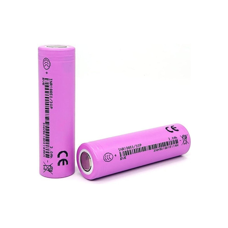 Lithium battery EVE INR18650-30P (3000mAh 30A)