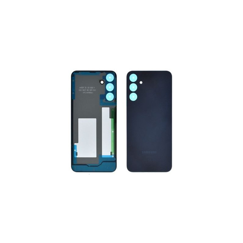 Galinis dangtelis Samsung A155 A15 4G / A156 A15 5G Brave Black (without camera lens) originalus (used Grade B)