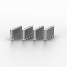 USB PORT TYPE-C BLOCKER 4PACK / WHITE 40427 LINDY