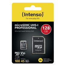 MEMORY MICRO SDXC 128GB C10 / W / ADAPTER 3433491 INTENSO