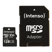 MEMORY MICRO SDXC 128GB C10 / W / ADAPTERIS 3433491 INTENSO MEMORY MICRO SDXC 128GB C10 / W / ADAPTERIS 3433491 INTENSO