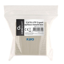 CABLE ACC MOUNT BOX CAT6 UTP / 2P NCAC-2U6-01 GEMBIRD CABLE ACC MOUNT BOX CAT6 UTP / 2P NCAC-2U6-01 GEMBIRD