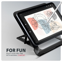 NB ACC STAND 10"-17.3" / ALUMINUM BLACK STND-LAB AXAGON