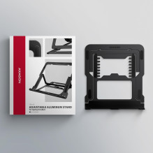 NB ACC STAND 10"-17.3" / ALUMINUM BLACK STND-LAB AXAGON