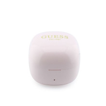 Guess Mini Classic Logo OWS belaidės ausinės rožinės spalvos