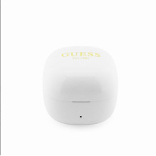 Guess Mini Classic Logo OWS belaidės ausinės baltos