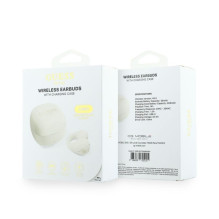 Guess Mini Classic Logo OWS Wireless Earphones White
