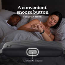 Homedics SS-WB100BL-WW WakeBand, Your Silent Alarm, Blue