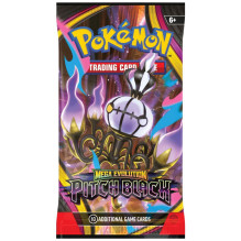 Pokémon TCG: Mega Evolution ME05: Pitch Black Booster kortų papildymas Pokémon TCG: Mega Evolution ME05: Pitch Black Booster kortų papildymas