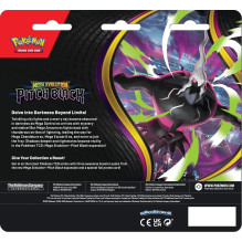 Pokémon Mega Evolution Pitch Black 3-pack blister rinkinys (Binacle) Pokémon Mega Evolution Pitch Black 3-pack blister rinkinys (Binacle)